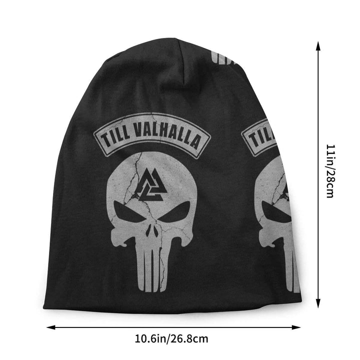 WorldNorse Valhalla Skull Valknut Beanie - image 2