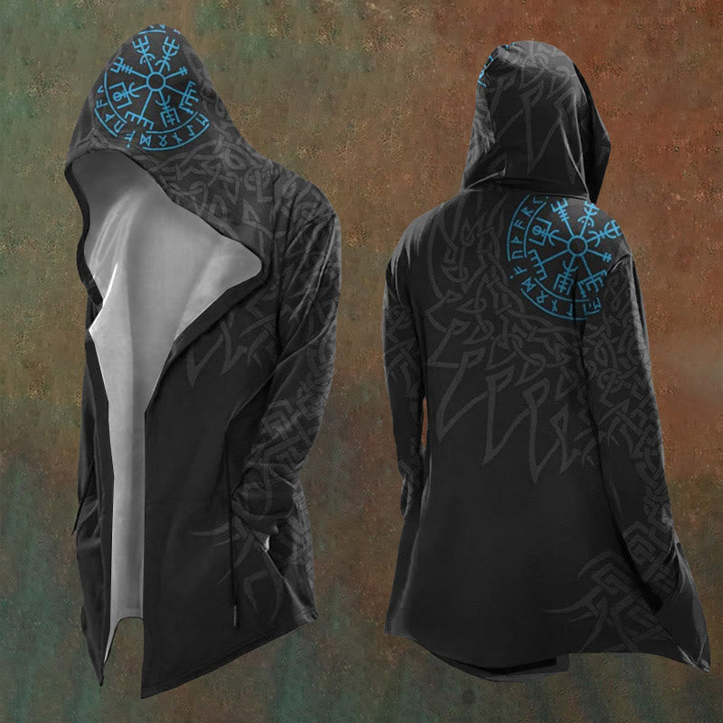WorldNorse Vegvisir Keltischer Knoten Kapuzenjacke - US/UK/AU48，EU58 (4XL) - image 0