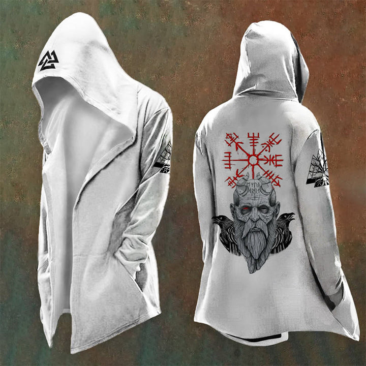 WorldNorse Odin's Eye Raven Valknut Kapuzenjacke - US/UK/AU48, EU58 (4XL) - image 0