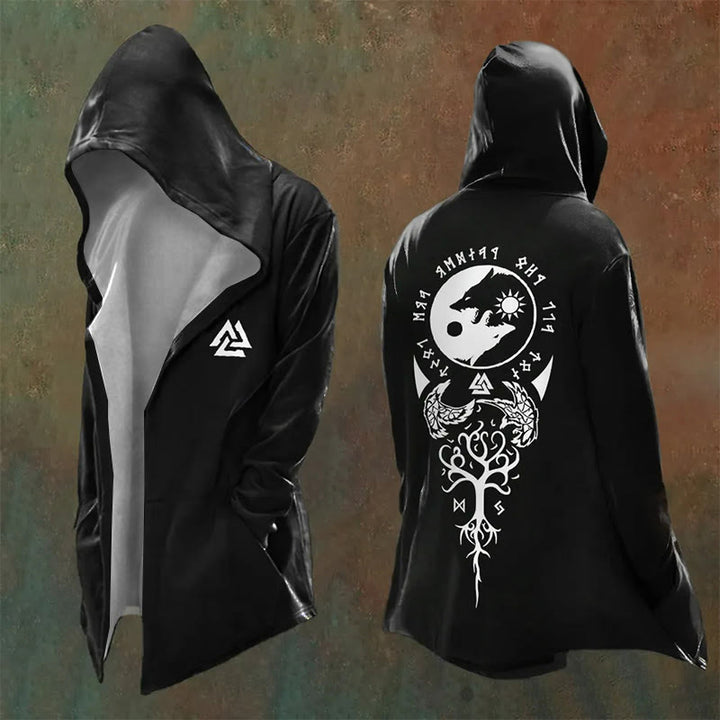 WorldNorse Fenrir Yggdrasil Kapuzenjacke - US/UK/AU48, EU58 (4XL) - image 0
