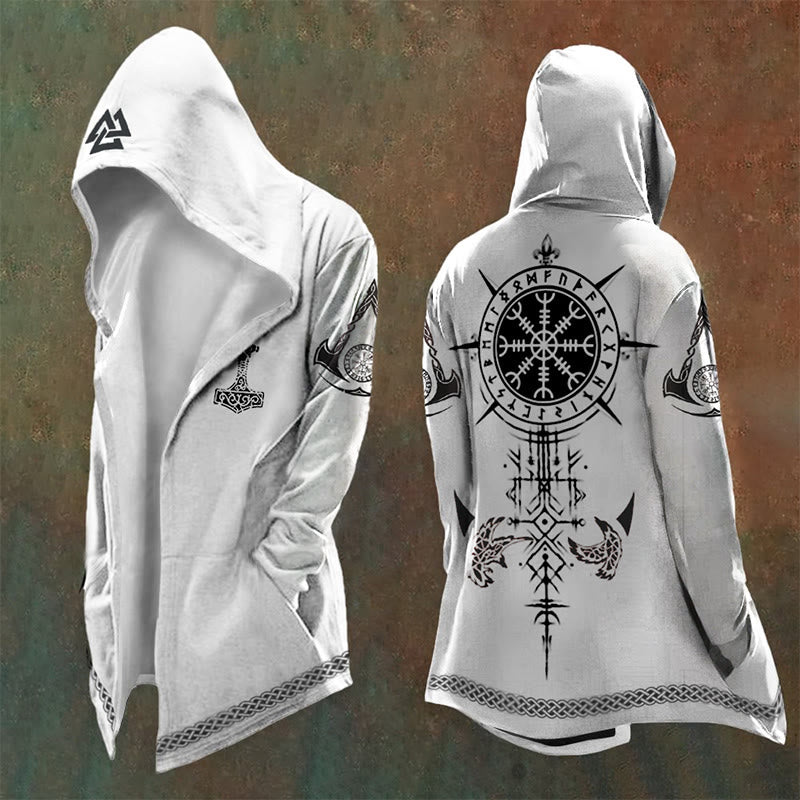 WorldNorse Mjölnir Raven Helm Of Awe Kapuzenjacke - US/UK/AU48, EU58 (4XL) - image 0