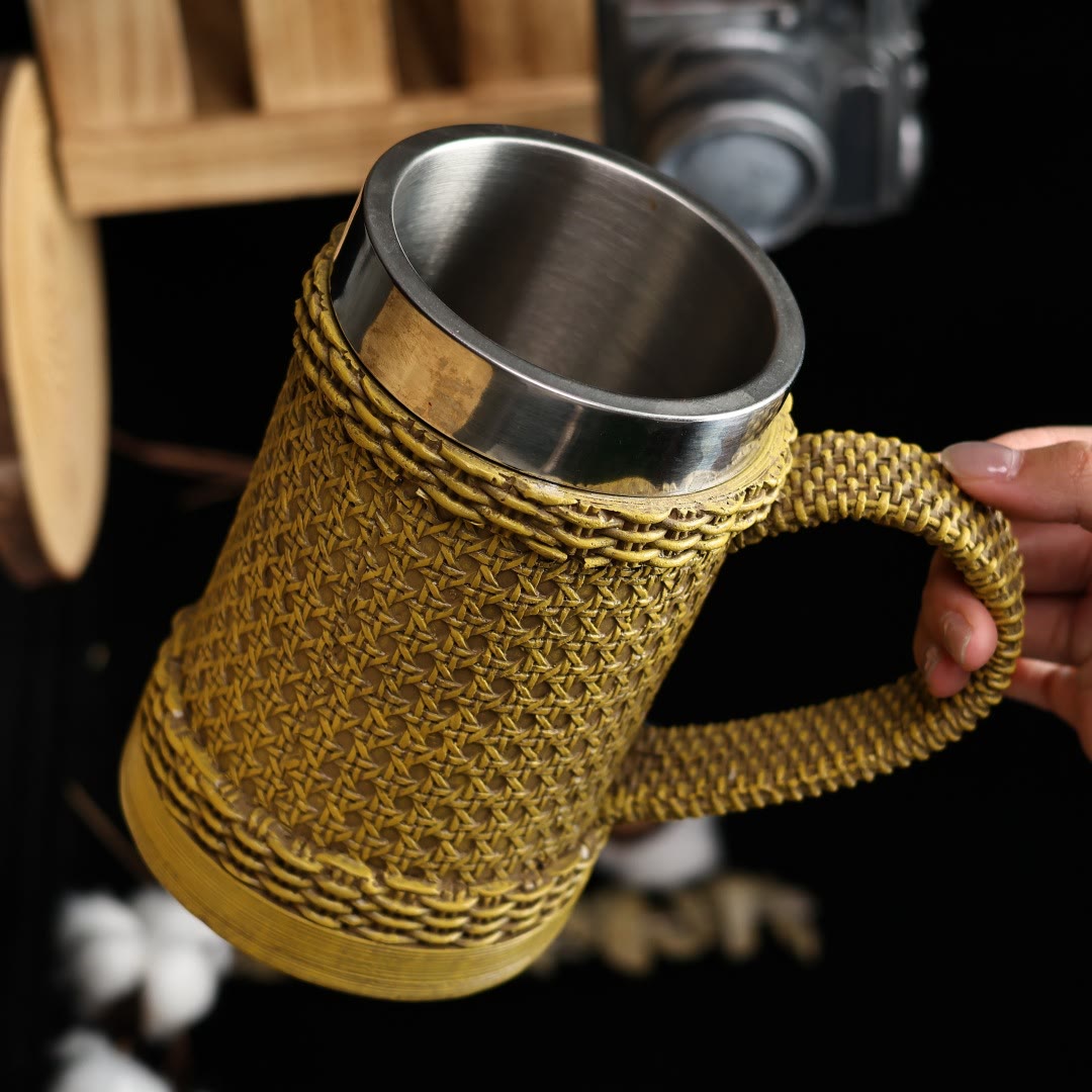 WorldNorse Becher aus gewebtem Rattan - image 1