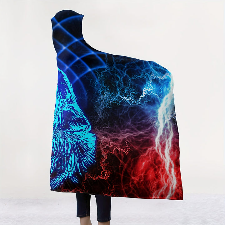 WorldNorse Sturm Heulender Wolf Kapuzendecke - image 3