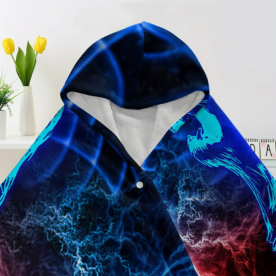 WorldNorse Sturm Heulender Wolf Kapuzendecke - image 4