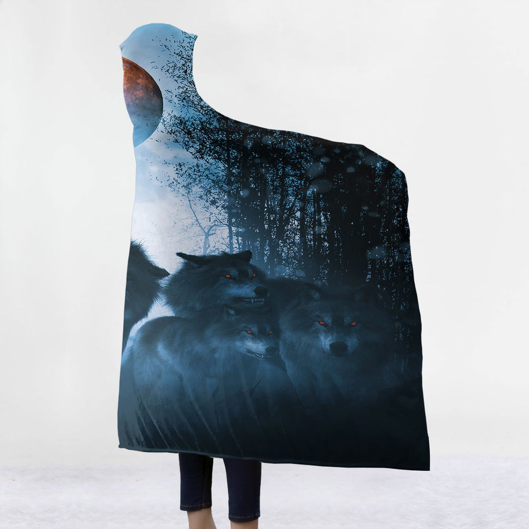 WorldNorse Schattenhain Wolf Kapuzendecke - image 2