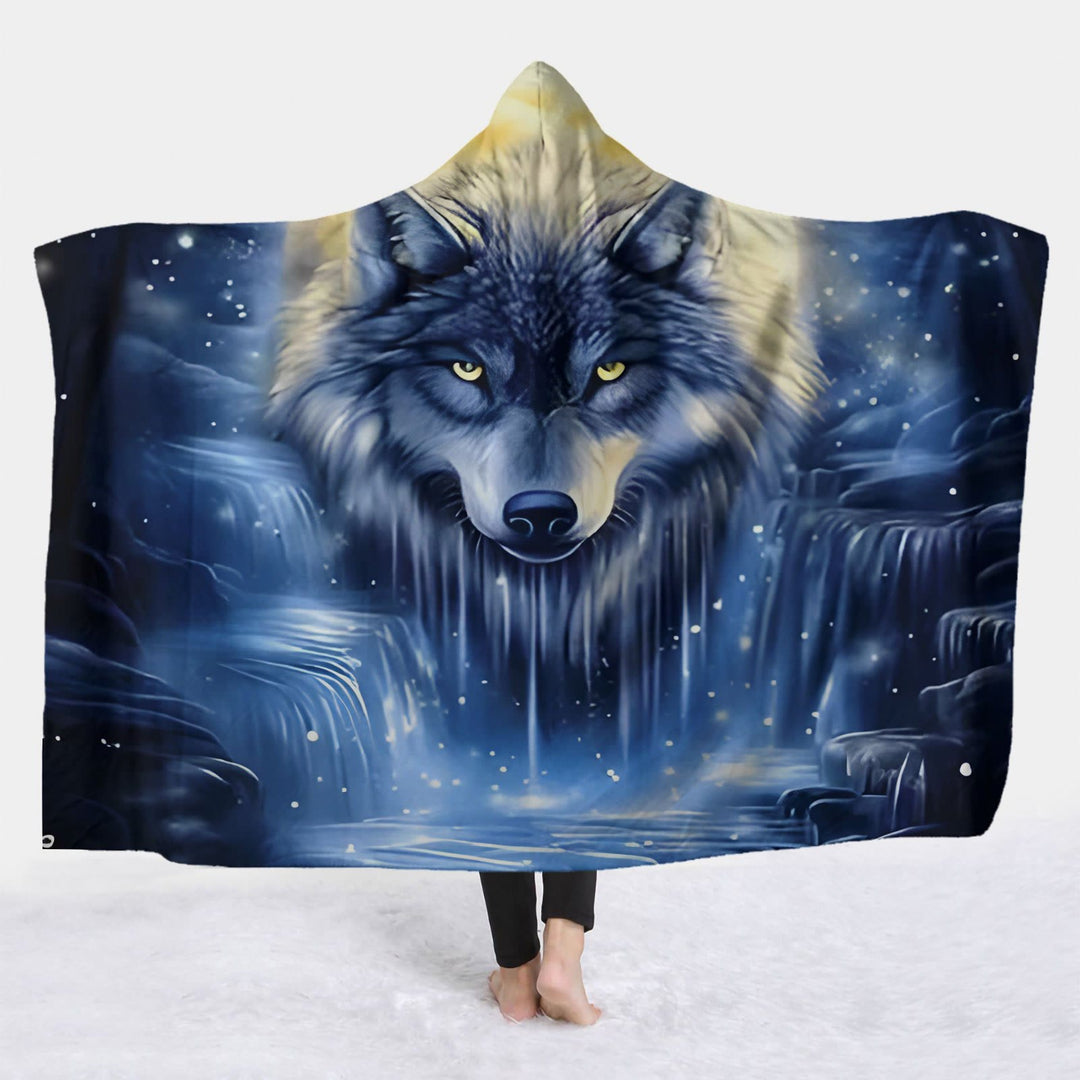 WorldNorse Cascade Veil Wolf Kapuzendecke - 150 x 200 cm - image 1
