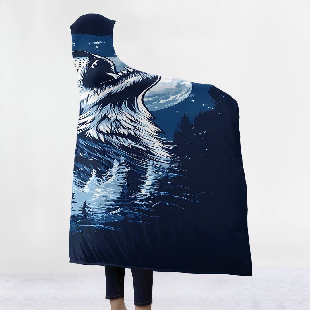 WorldNorse Sternenlicht Tundra Wolf Kapuzendecke - image 2