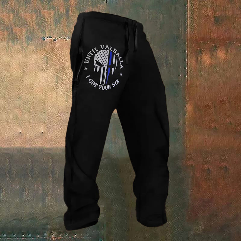 WorldNorse Jogginghose mit Totenkopfmuster - US/UK/AU52, EU62 (6XL) - image 0