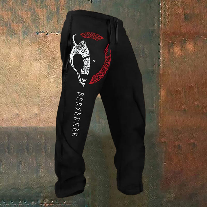 WorldNorse Jogginghose mit Keltischer Knoten und Wolf - US/UK/AU52, EU62 (6XL) - image 0