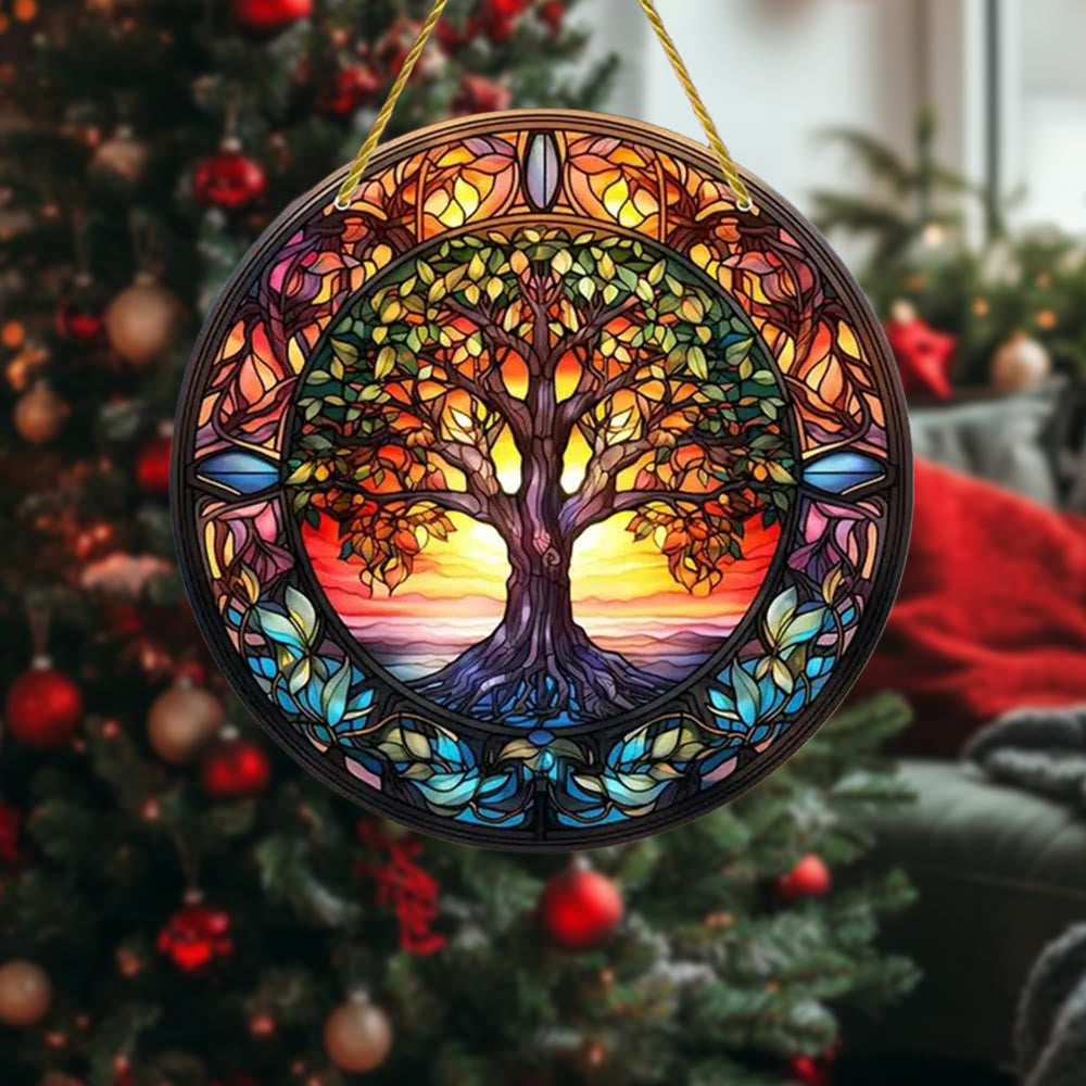 WorldNorse Yggdrasil Leuchtender Horizont Weihnachtsschmuck zum Aufhängen - image 1