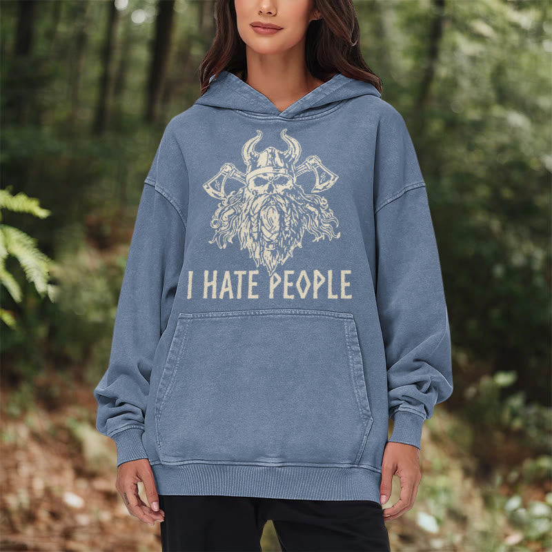 WorldNorse Hoodie mit Wikingerschädel und Axtmotiv - image 18