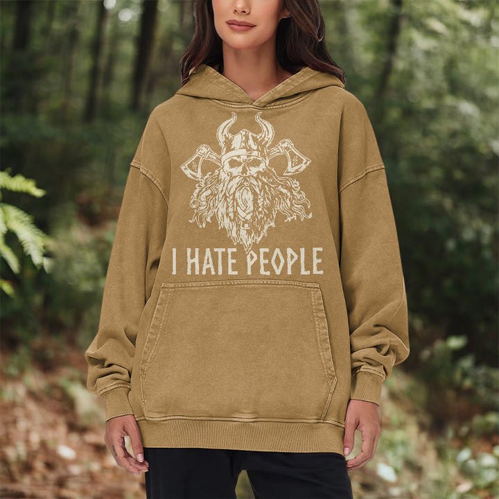 WorldNorse Hoodie mit Wikingerschädel und Axtmotiv - image 22