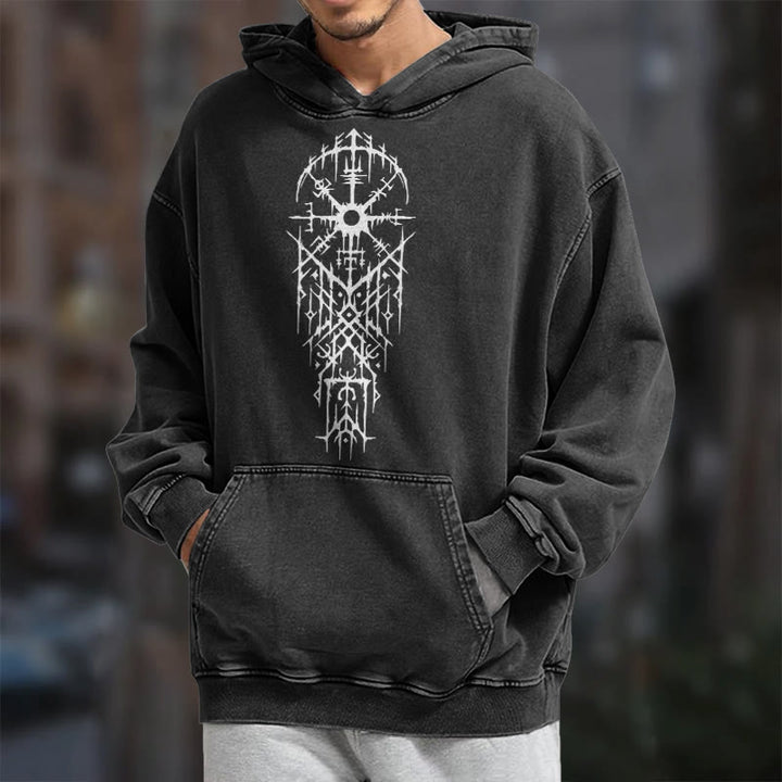 WorldNorse Gothic Kapuzenpullover mit aufwendigem Rune - image 7