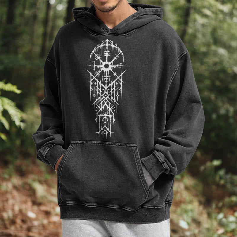 WorldNorse Gothic Kapuzenpullover mit aufwendigem Rune - image 6