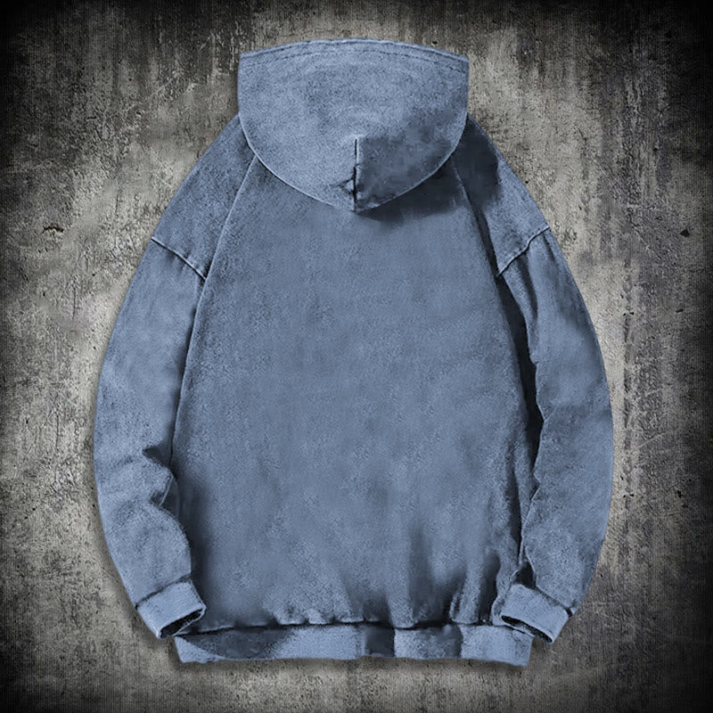 WorldNorse Valknut Flame Emblem Washed Hoodie - image 16
