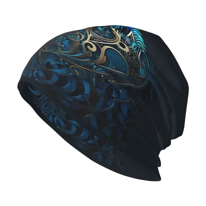 WorldNorse Vergoldete Ornamentwolf Wolf mit azurblauem Glanz - image 4