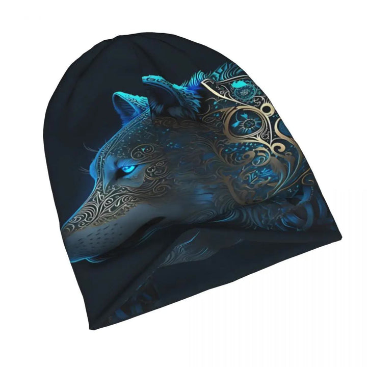 WorldNorse Vergoldete Ornamentwolf Wolf mit azurblauem Glanz - image 2