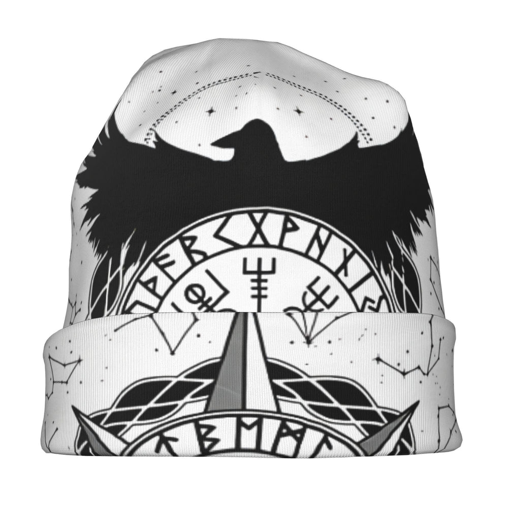 WorldNorse Vegvisir Raven -Sternbild-Mütze - image 1