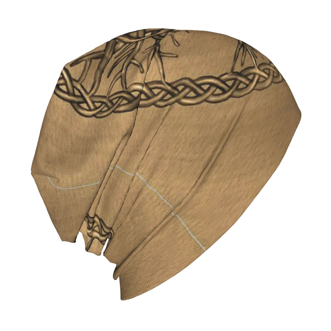 WorldNorse Erdtöne Keltischer Knoten Yggdrasil Mütze - image 3