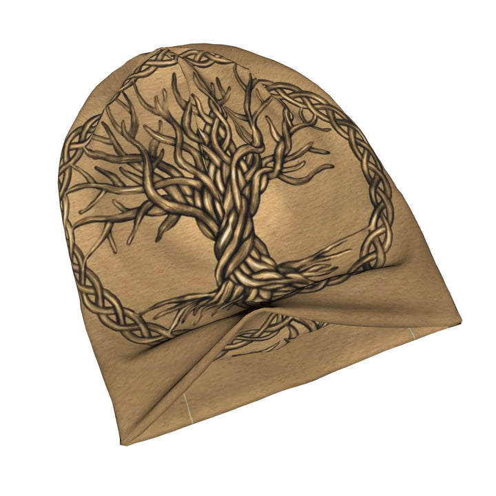 WorldNorse Erdtöne Keltischer Knoten Yggdrasil Mütze - image 2