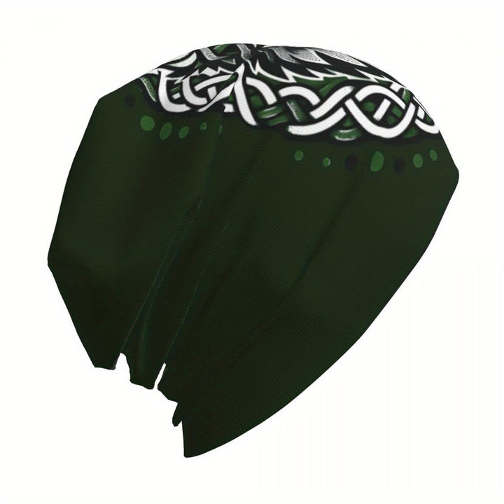 WorldNorse Emerald Keltischer Knoten Wolf Beanie - image 7