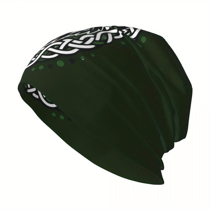 WorldNorse Emerald Keltischer Knoten Wolf Beanie - image 8