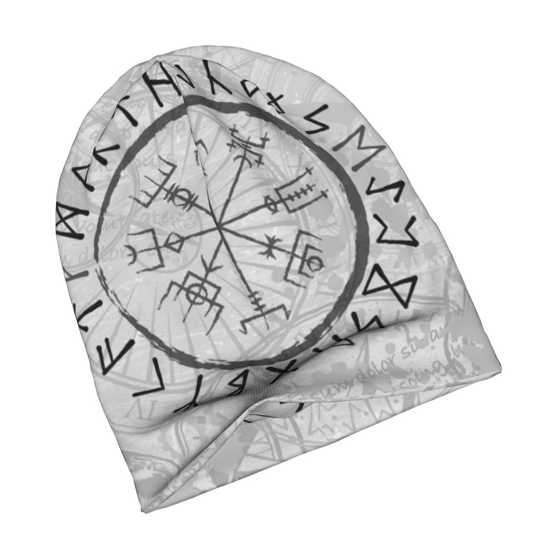 WorldNorse Graustufen Vegvisir Rune Mütze - image 2