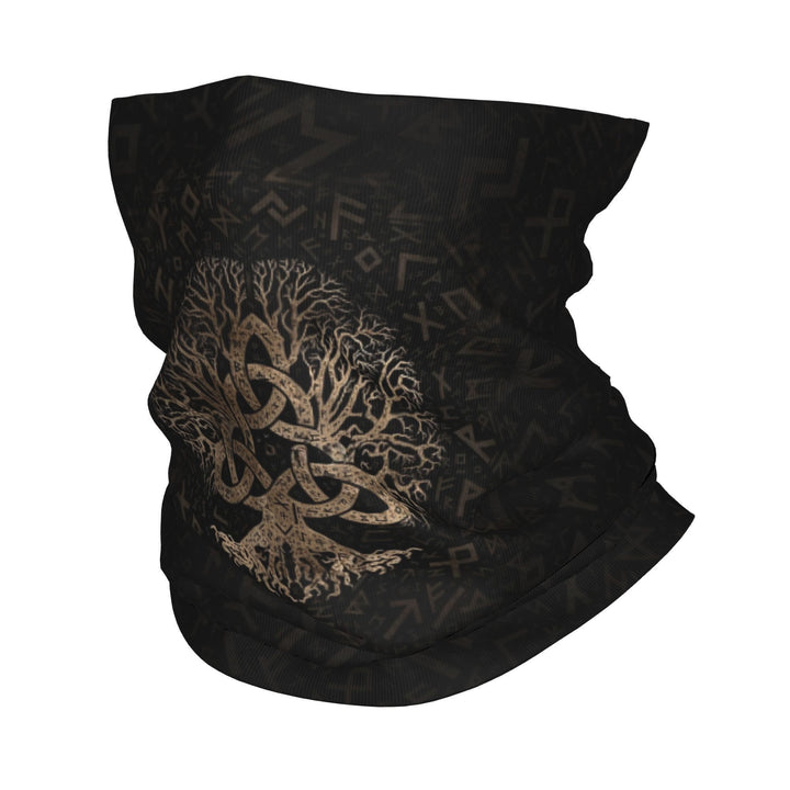 WorldNorse Triquetra Yggdrasil Rune Gesichtsmaske und Halsmanschette - image 1
