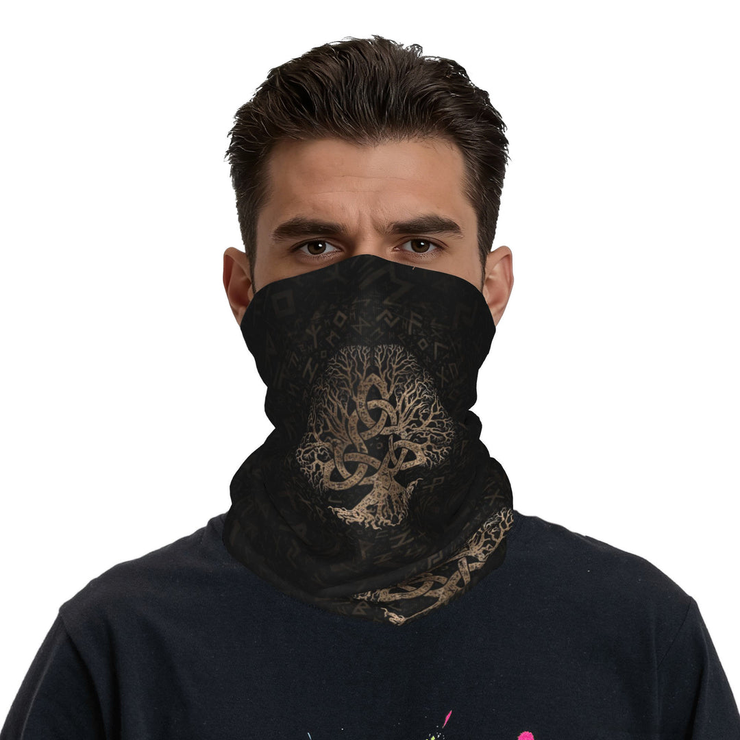 WorldNorse Triquetra Yggdrasil Rune Gesichtsmaske und Halsmanschette - image 2