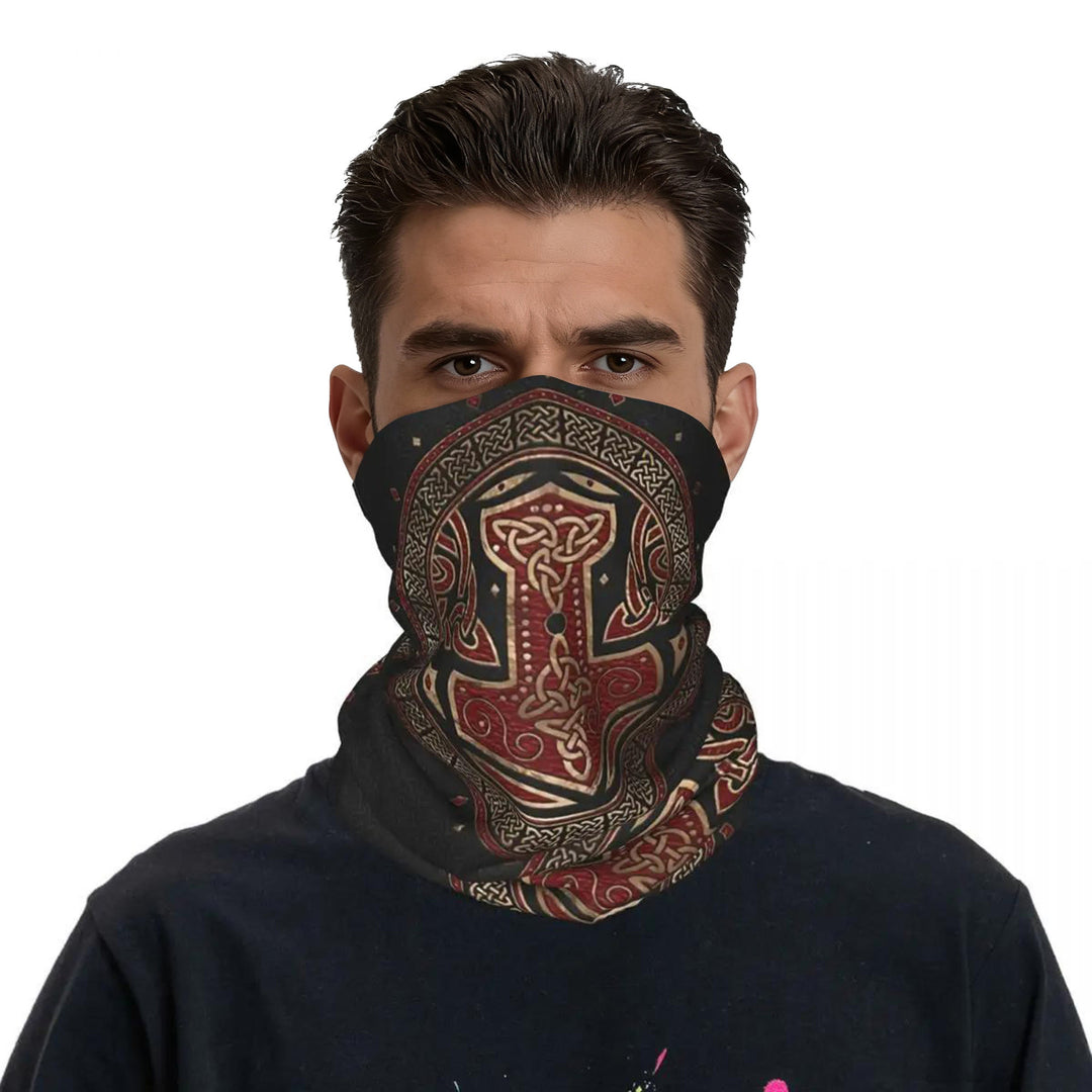 WorldNorse Komplizierte Mjölnir Triquetra Gesichtsmaske und Halsmanschette - image 2