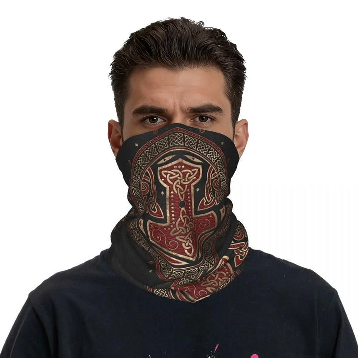 WorldNorse Komplizierte Mjölnir Triquetra Gesichtsmaske und Halsmanschette - image 2