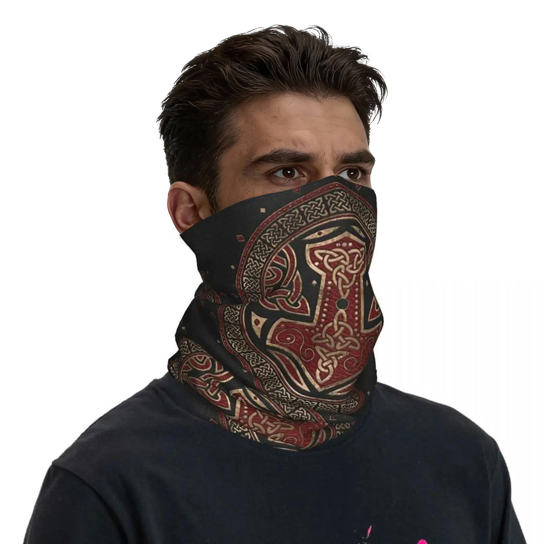 WorldNorse Komplizierte Mjölnir Triquetra Gesichtsmaske und Halsmanschette - image 4