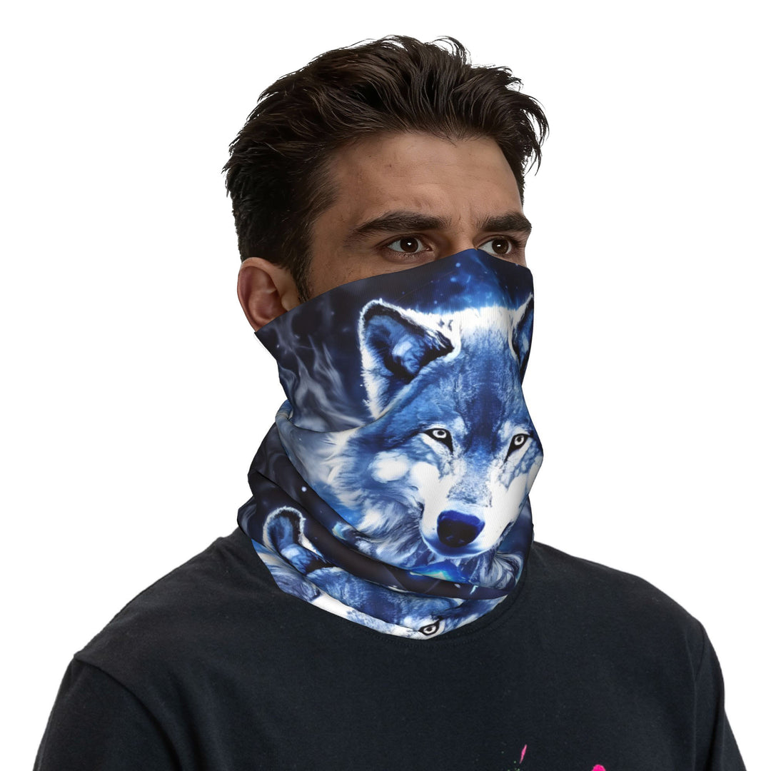 WorldNorse Stellar Wolf Lunar Veil Gesichtsmaske & Halswärmer - image 4