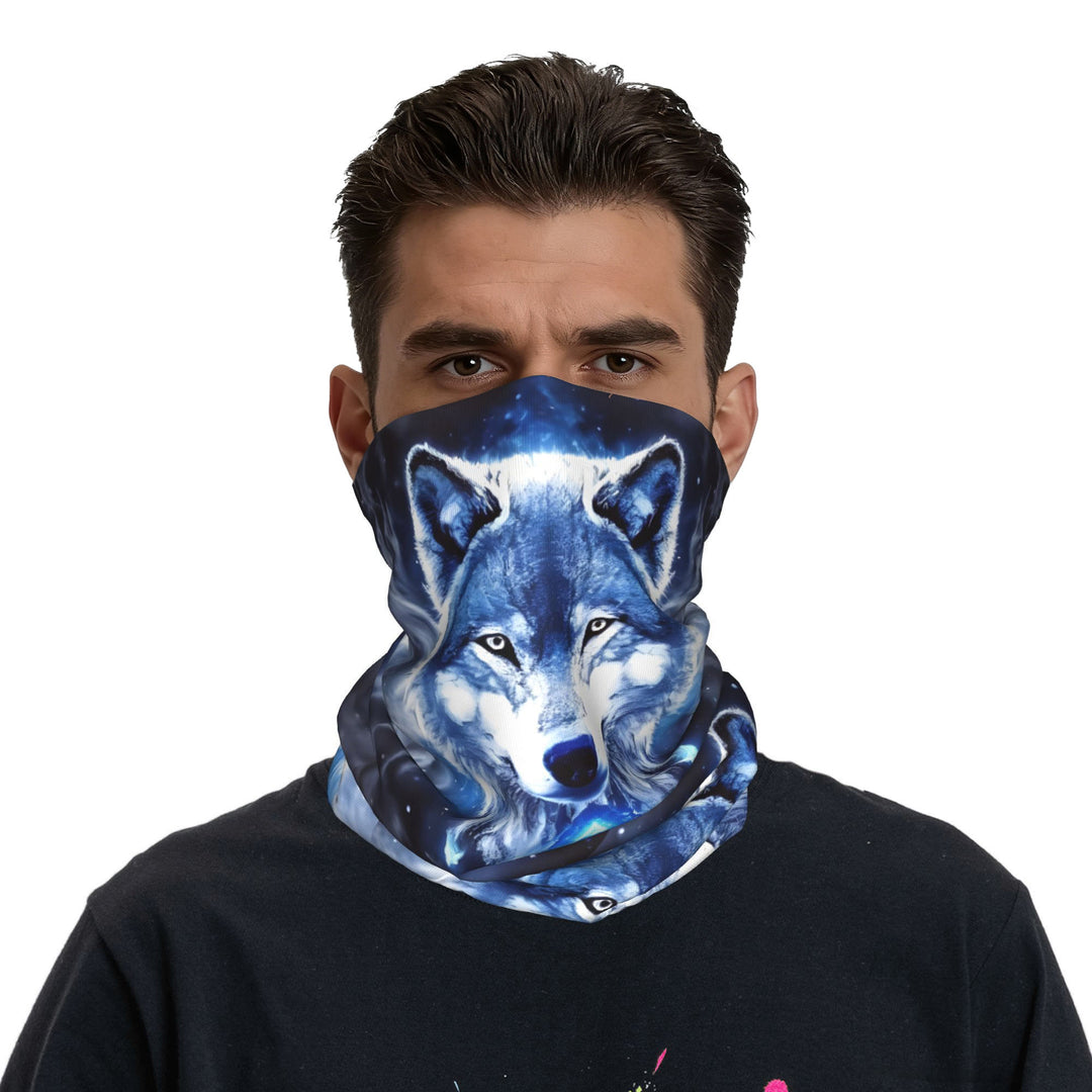 WorldNorse Stellar Wolf Lunar Veil Gesichtsmaske & Halswärmer - image 2