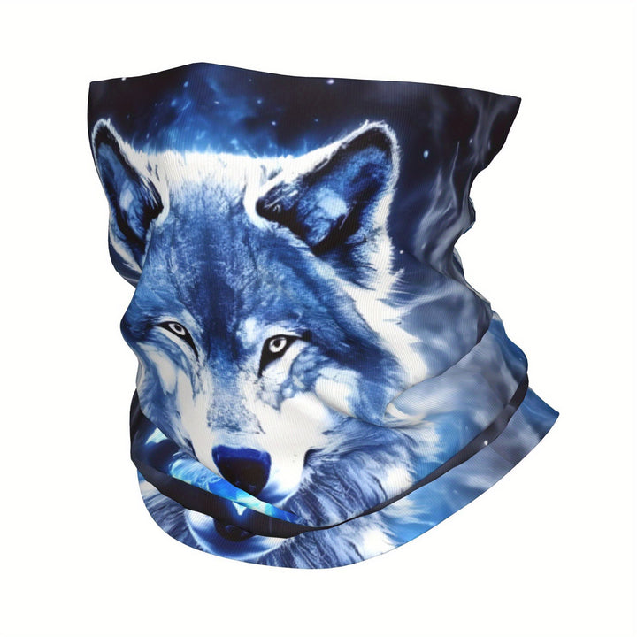 WorldNorse Stellar Wolf Lunar Veil Gesichtsmaske & Halswärmer - image 1