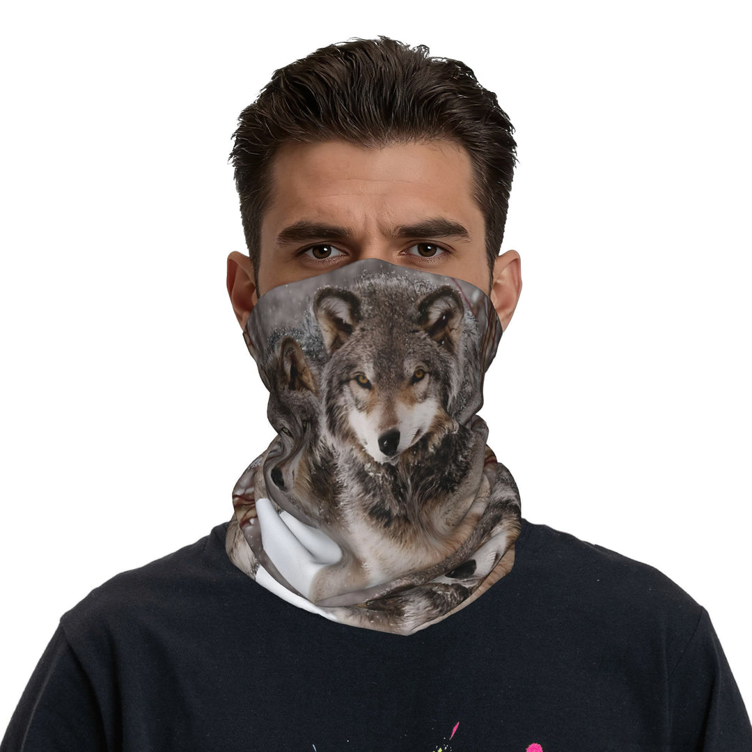 WorldNorse Timber Wolf Frosted Vale Gesichtsmaske & Halswärmer - image 2