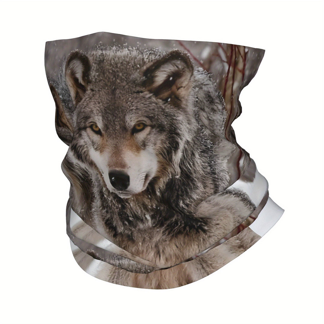 WorldNorse Timber Wolf Frosted Vale Gesichtsmaske & Halswärmer - image 1