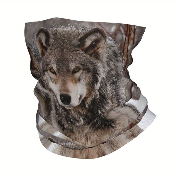 WorldNorse Timber Wolf Frosted Vale Gesichtsmaske & Halswärmer - image 1