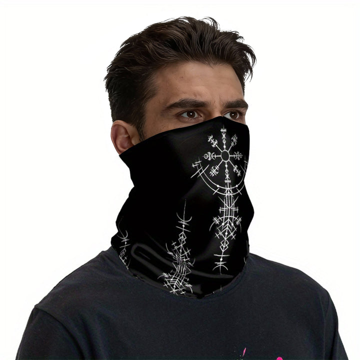 WorldNorse Viking Sigil Vegvisir Gesichtsmaske & Halswärmer - image 4