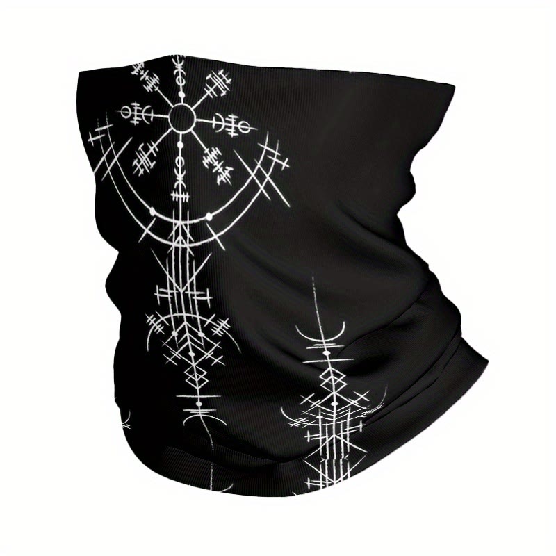 WorldNorse Viking Sigil Vegvisir Gesichtsmaske & Halswärmer - image 1