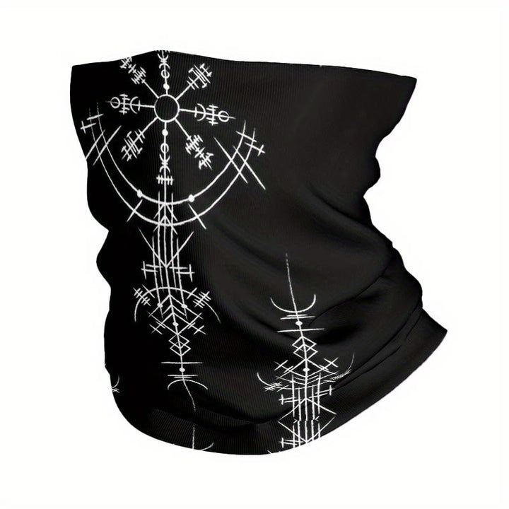 WorldNorse Viking Sigil Vegvisir Gesichtsmaske & Halswärmer - image 1