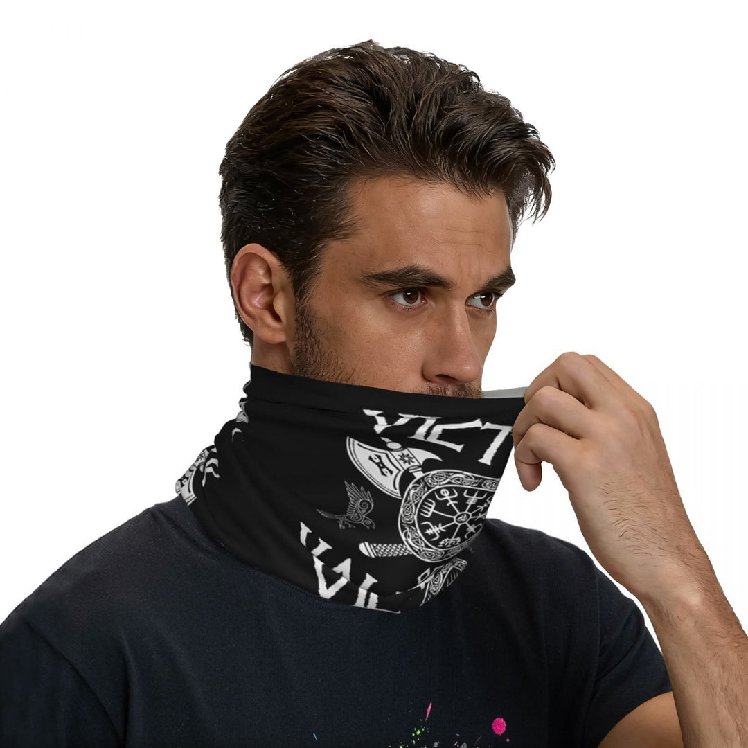 WorldNorse Victory Vegvisir Wikinger Axt -Gesichtsmaske & Halswärmer - image 5