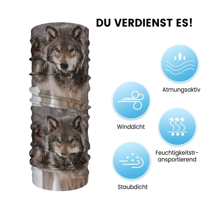 WorldNorse Timber Wolf Frosted Vale Gesichtsmaske & Halswärmer - image 3