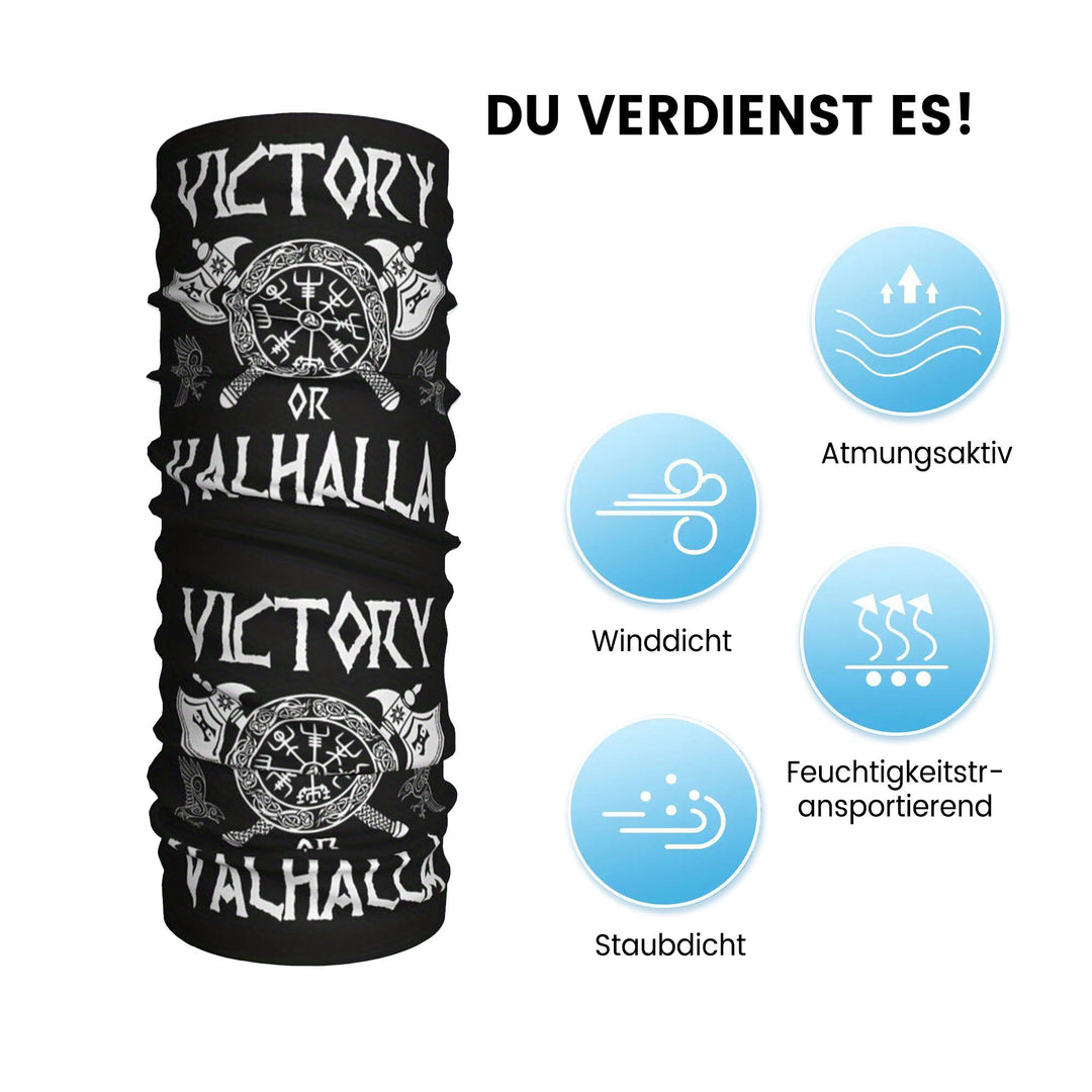 WorldNorse Victory Vegvisir Wikinger Axt -Gesichtsmaske & Halswärmer - image 3