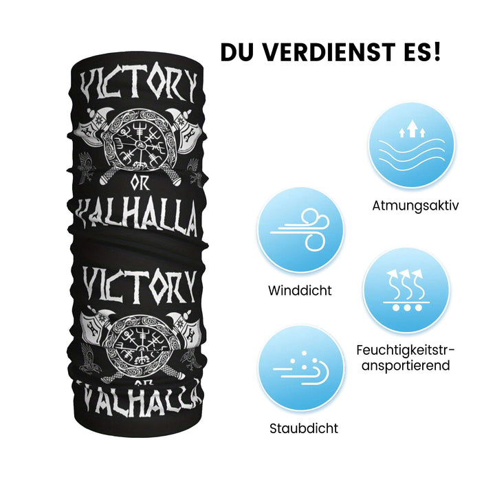 WorldNorse Victory Vegvisir Wikinger Axt -Gesichtsmaske & Halswärmer - image 3