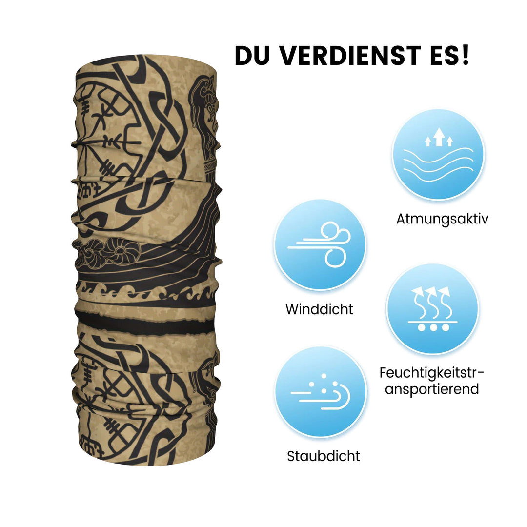 WorldNorse Sandtone Vegvisir Gesichtsmaske & Halswärmer - image 3
