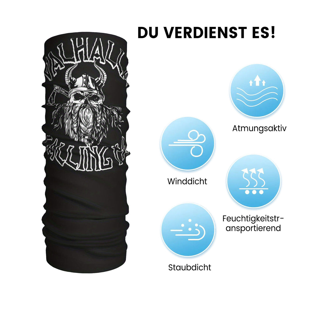 WorldNorse Wikinger Axt -Schädelhelm-Gesichtsmaske & Halswärmer - image 3