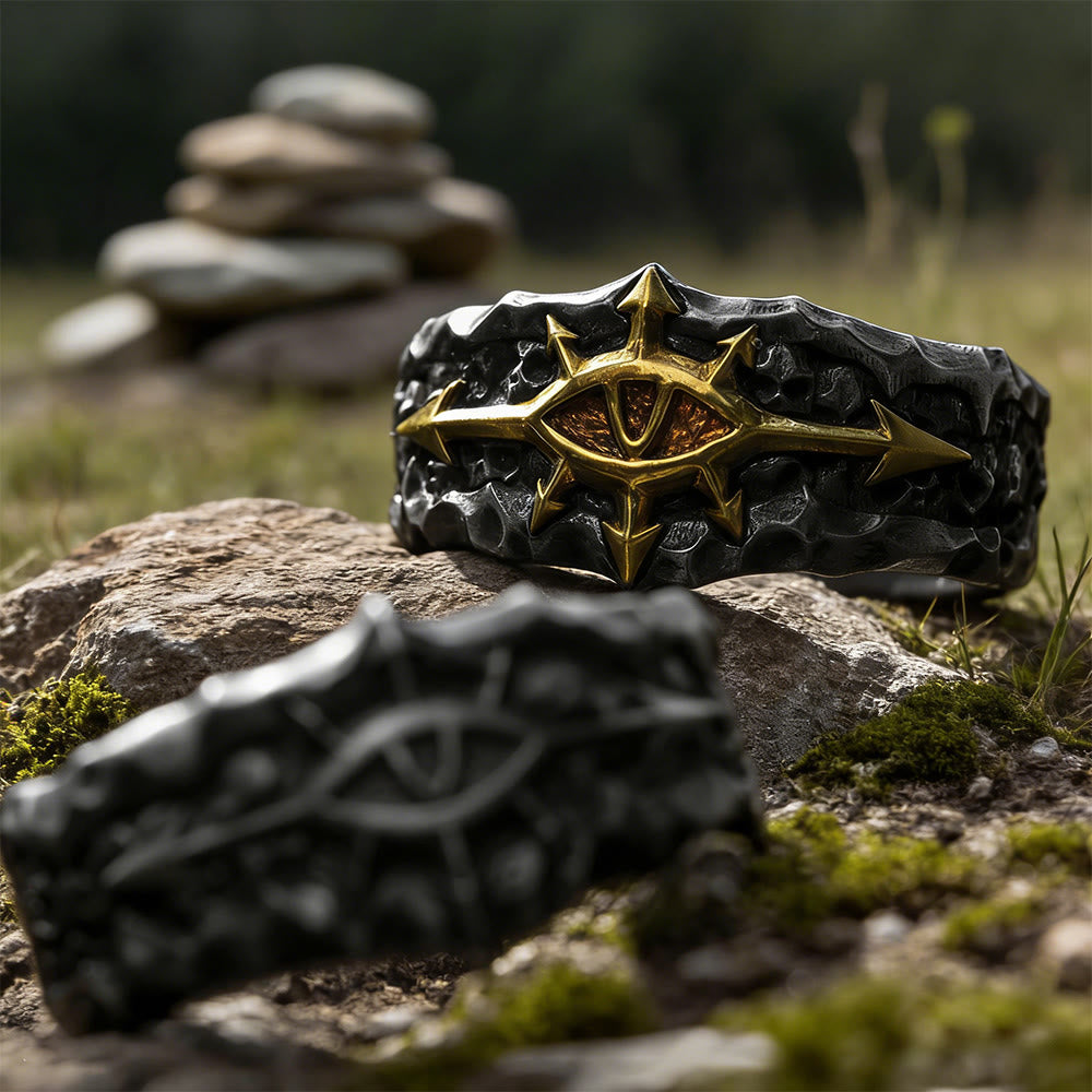 WorldNorse Forge Texturierter Riven-Siegelring - image 4