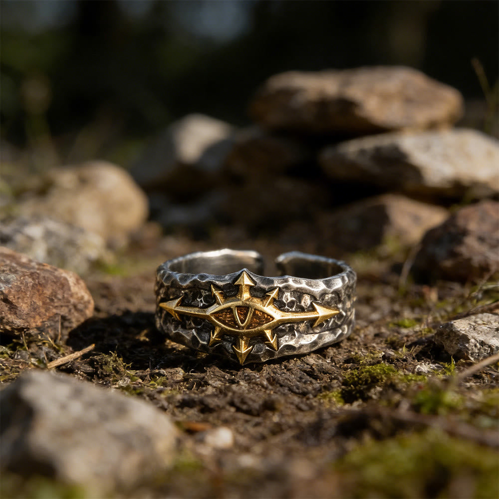 WorldNorse Forge Texturierter Riven-Siegelring - image 2