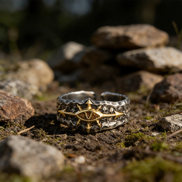 WorldNorse Forge Texturierter Riven-Siegelring - image 2